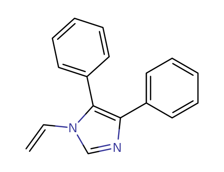 Molecular Structure of 29878-11-3 (1H-Imidazole, 1-ethenyl-4,5-diphenyl-)