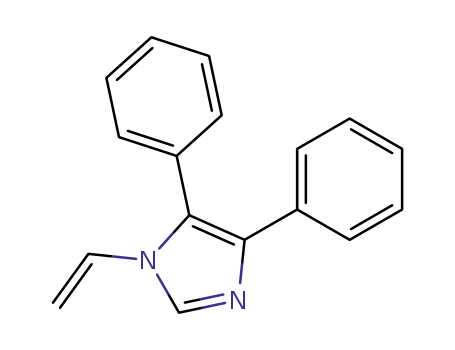 Molecular Structure of 29878-11-3 (1H-Imidazole, 1-ethenyl-4,5-diphenyl-)