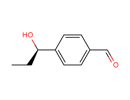 Benzaldehyde, 4-(1-hydroxypropyl)-, (R)-