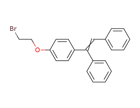 Molecular Structure of 95764-35-5 (Benzene, 1-(2-bromoethoxy)-4-(1,2-diphenylethenyl)-, (E)-)