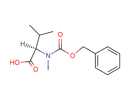Molecular Structure of 53978-73-7 (Z-N-Methyl-D-valine)