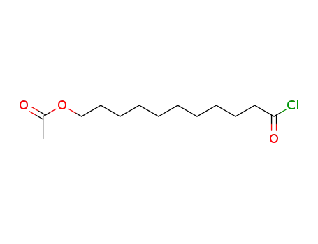 Molecular Structure of 61658-17-1 (Undecanoyl chloride, 11-(acetyloxy)-)