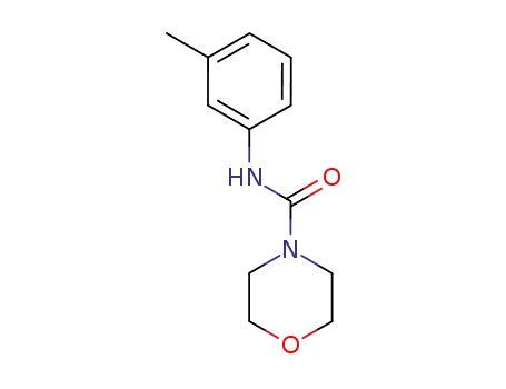 Molecular Structure of 13606-73-0 (4-Morpholinecarboxamide, N-(3-methylphenyl)-)