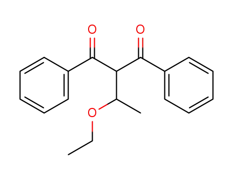 Molecular Structure of 116863-88-8 (2-(1-ethoxyethyl)-1,3-diphenylpropane-1,3-dione)
