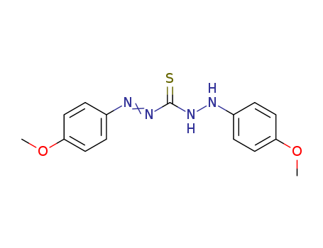 Diazenecarbothioicacid, (4-methoxyphenyl)-, 2-(4-methoxyphenyl)hydrazide (9CI) cas  2502-94-5