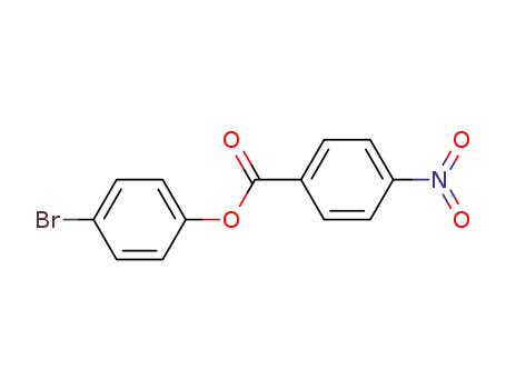 Molecular Structure of 36718-65-7 (4-bromophenyl 4-nitrobenzoate)