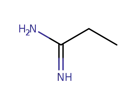 Molecular Structure of 39800-84-5 (Propionamidine hydrochloride)