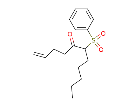1-Undecen-5-one, 6-(phenylsulfonyl)-
