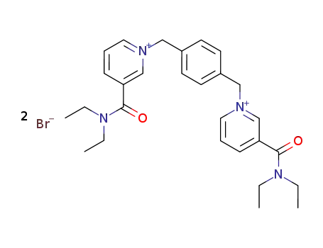 Pyridinium,
1,1'-[1,4-phenylenebis(methylene)]bis[3-[(diethylamino)carbonyl]-,
dibromide