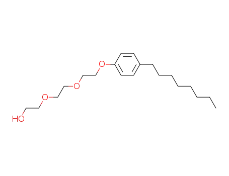 Molecular Structure of 51437-91-3 (4-N-OCTYLPHENOL 3EO)