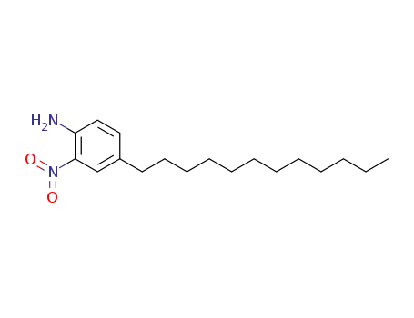 Molecular Structure of 3663-32-9 (Benzenamine, 4-dodecyl-2-nitro-)