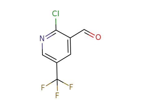 Molecular Structure of 934279-60-4 (3-PYRIDINECARBOXALDEHYDE, 2-CHLORO-5-(TRIFLUOROMETHYL)-)