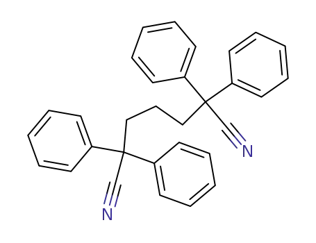 Molecular Structure of 1258-19-1 (2,2,6,6-tetraphenylheptanedinitrile)