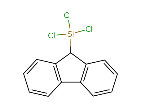 Molecular Structure of 70385-77-2 (Silane, trichloro-9H-fluoren-9-yl-)