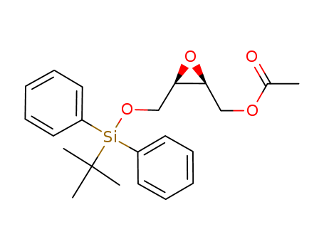 Oxiranemethanol, 3-[[[(1,1-dimethylethyl)diphenylsilyl]oxy]methyl]-,  acetate, (2S,3R)-