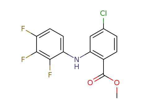 Benzoic acid, 4-chloro-2-[(2,3,4-trifluorophenyl)amino]-, methyl ester