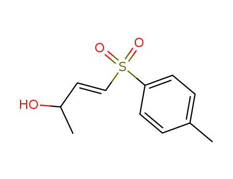 Molecular Structure of 118356-25-5 (3-Buten-2-ol, 4-[(4-methylphenyl)sulfonyl]-, (E)-)