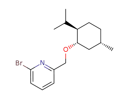 Molecular Structure of 453509-59-6 (Pyridine,
2-bromo-6-[[[(1S,2R,5S)-5-methyl-2-(1-methylethyl)cyclohexyl]oxy]meth
yl]-)