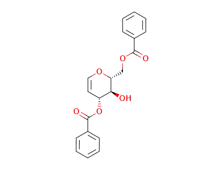 ((2R,3S,4R)-4-(Benzoyloxy)-3-hydroxy-3,4-dihydro-2H-pyran-2-yl)methyl benzoate