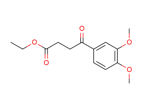Molecular Structure of 56872-60-7 (ETHYL 4-(3,4-DIMETHOXYPHENYL)-4-OXOBUTYRATE)