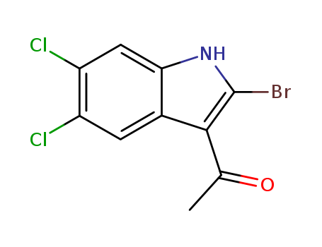 Ethanone,1-(2-bromo-5,6-dichloro-1H-indol-3-yl)-