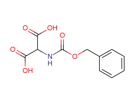 Molecular Structure of 76387-79-6 (Cbz-Aminomalonic acid)