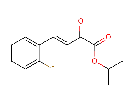 Molecular Structure of 1402910-12-6 ((E)-isopropyl 4-(2-fluorophenyl)-2-oxobut-3-enoate)