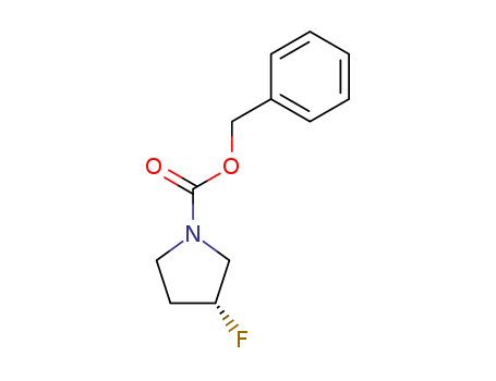 1-Pyrrolidinecarboxylicacid, 3-fluoro-, phenylmethyl ester, (3R)-