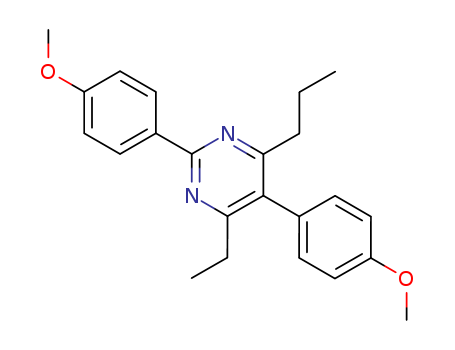 Pyrimidine, 4-ethyl-2,5-bis(4-methoxyphenyl)-6-propyl-