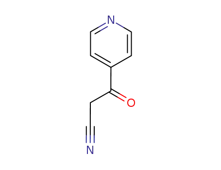 Molecular Structure of 23821-37-6 (3-OXO-3-PYRIDIN-4-YL-PROPIONITRILE)