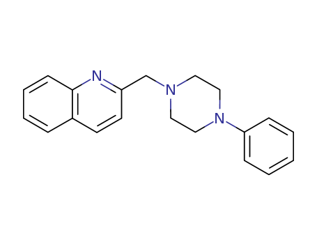 Quinoline,2-[(4-phenyl-1-piperazinyl)methyl]-