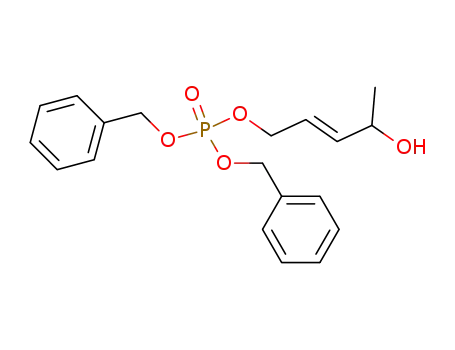 Phosphoric acid, (2E)-4-hydroxy-2-pentenyl bis(phenylmethyl) ester
