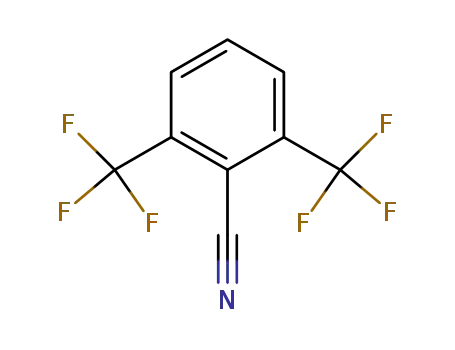 Molecular Structure of 25753-25-7 (2,6-Bis(trifluoromethyl)benzonitrile)