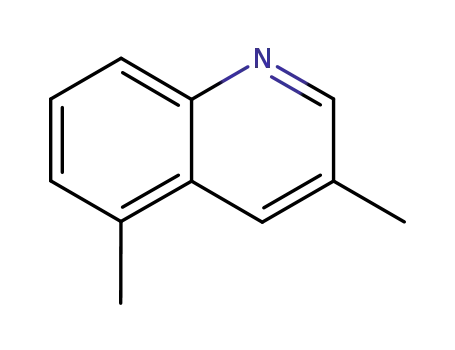 Molecular Structure of 20668-27-3 (Quinoline, 3,5-dimethyl-)