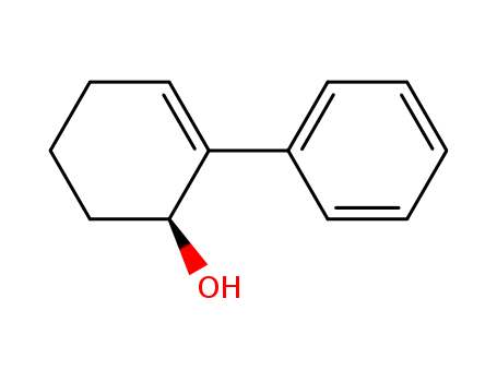 Molecular Structure of 127708-79-6 (2-Cyclohexen-1-ol, 2-phenyl-, (1S)-)