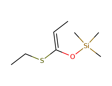 Silane, [[1-(ethylthio)-1-propenyl]oxy]trimethyl-, (E)-