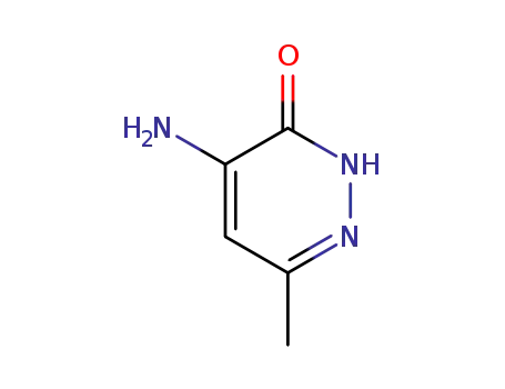 Molecular Structure of 13925-21-8 (4-Amino-6-methyl-2H-pyridazin-3-one)