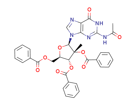 N-?acetyl-?2'-?C-?methyl-?,2',?3',?5'-?tribenzoate(9CI)Guanosine