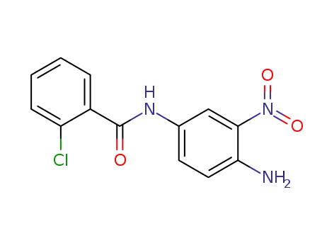 Molecular Structure of 911211-57-9 (<i>N</i>-(4-amino-3-nitro-phenyl)-2-chloro-benzamide)