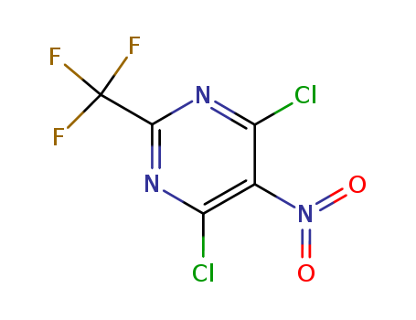 4,6-DICHLORO-5-NITRO-2-(TRIFLUOROMETHYL)PYRIMIDINE  Cas no.715-46-8 98%