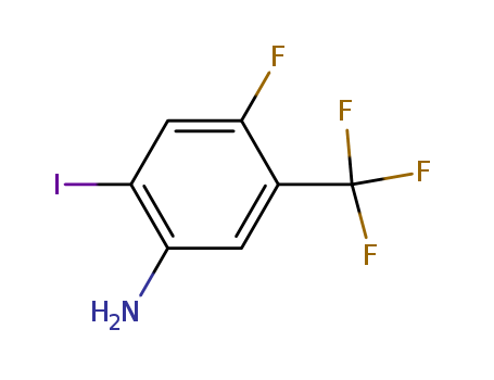 4-fluoro-2-iodo-5-(trifluoromethyl)benzenamine