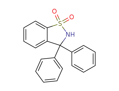 3,3-diphenyl-2,3-dihydro-1,2-benzisothiazole 1,1-dioxide