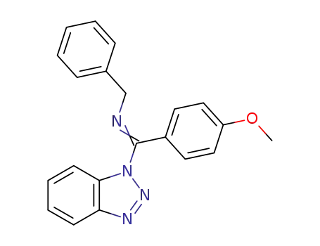 N-[(1H-1,2,3-benzotriazol-1-yl)(4-methoxyphenyl)methylidene]-N-benzylamine