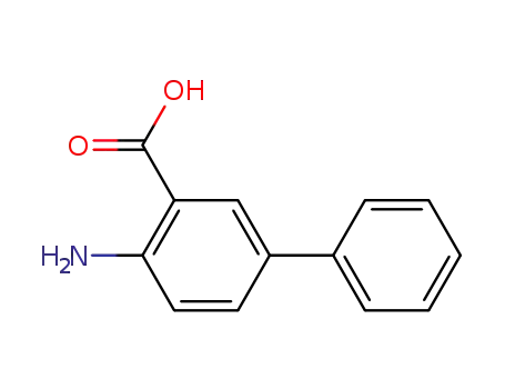 Molecular Structure of 4445-40-3 (4'-AMINO-BIPHENYL-3-CARBOXYLIC ACID)