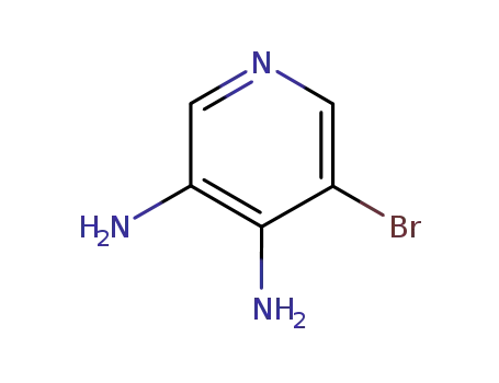 Molecular Structure of 4635-08-9 (5-BROMO-2,3-DIAMINOPYRIDINE, 97)