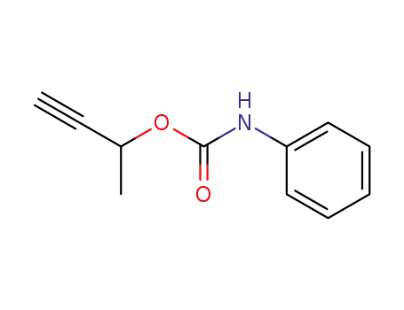 Molecular Structure of 7342-74-7 (but-3-yn-2-yl phenylcarbamate)
