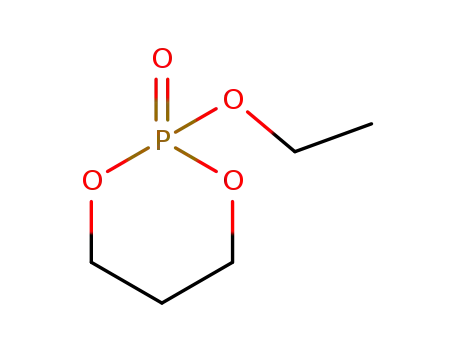 Molecular Structure of 697-39-2 (1,3,2-Dioxaphosphorinane, 2-ethoxy-, 2-oxide)