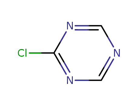 Molecular Structure of 6153-86-2 (2-chloro-1,3,5-triazine)