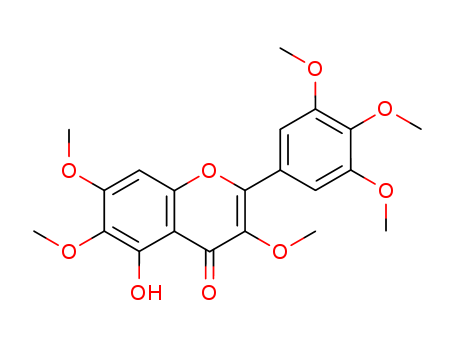 4H-1-Benzopyran-4-one, 5-hydroxy-3,6,7-trimethoxy-2-(3,4,5-trimethoxyphenyl)-