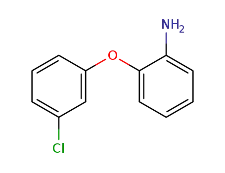 Molecular Structure of 76838-73-8 (2-(3-Chlorophenoxy)aniline)